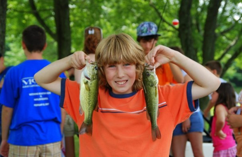 Fishing Fun at Wolff's Maple Breeze Resort