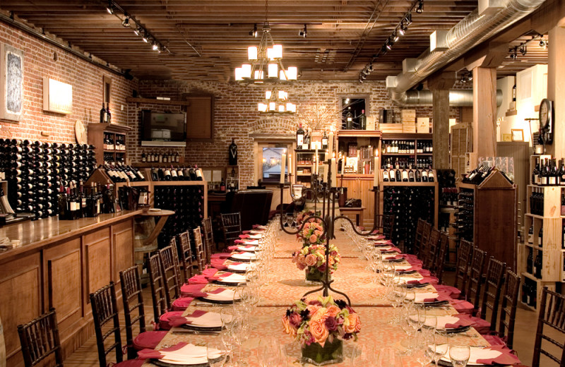 Wine room at Vintage Inn.