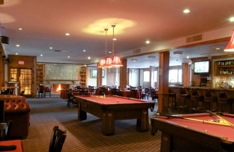 Pool tables at The Heritage Hotel.