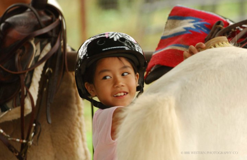 Preparing to Ride at Sugar & Spice Ranch