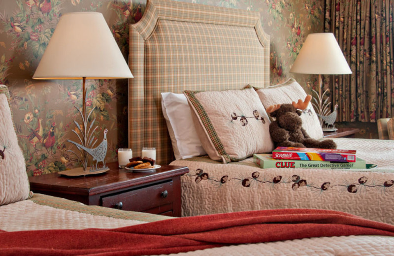 Guest bedroom at The Mountain Top Inn & Resort.