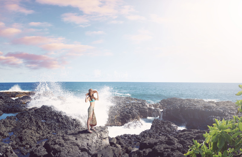 Beach at Travaasa Hana.