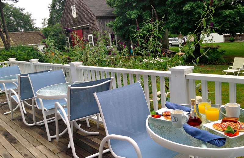 Patio at Sea Meadow Inn.