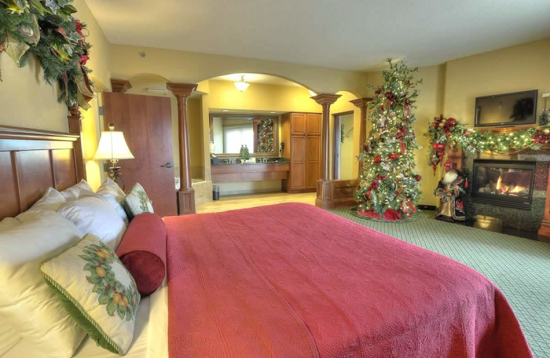 Guest suite at The Inn at Christmas Place.