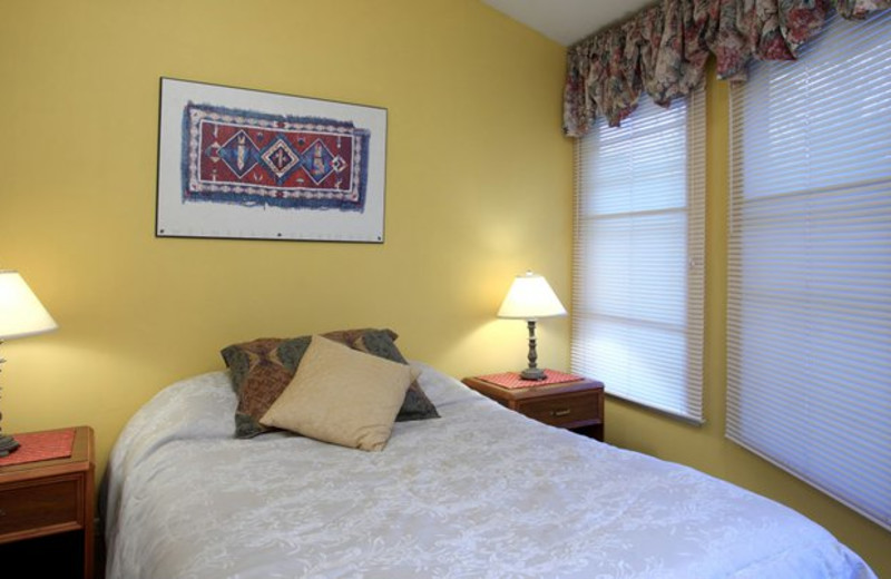 Guest room at Trinity House Inn.