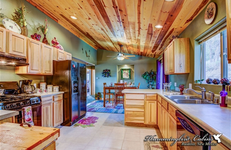 Kitchen at Hummingbird Cabins - Bear Crossing Vacation Rental