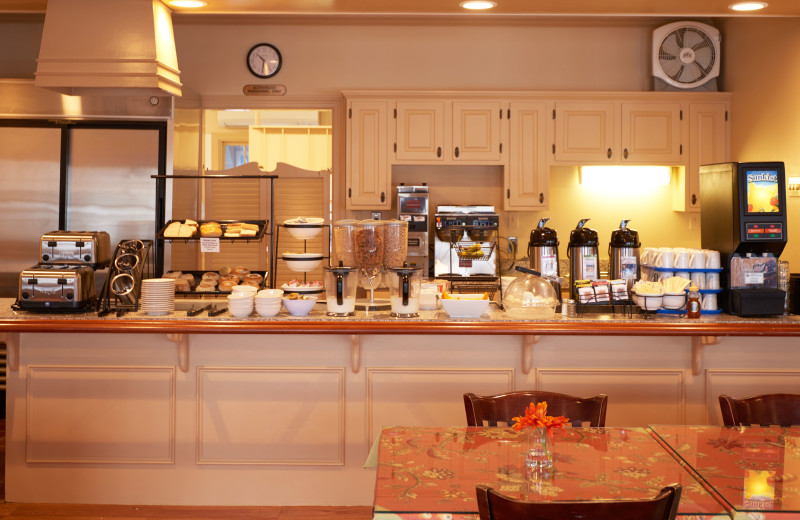 Breakfast at The Sparhawk Oceanfront Resort.