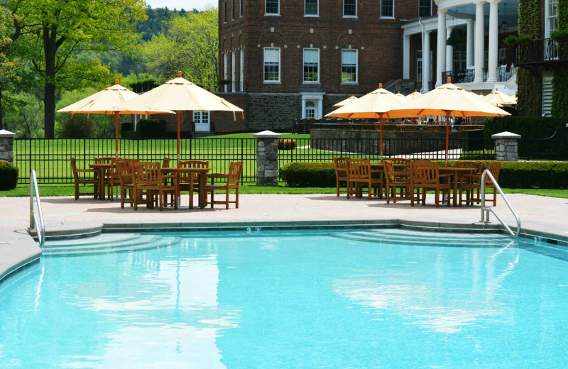 Outdoor pool at The Otesaga Resort Hotel.