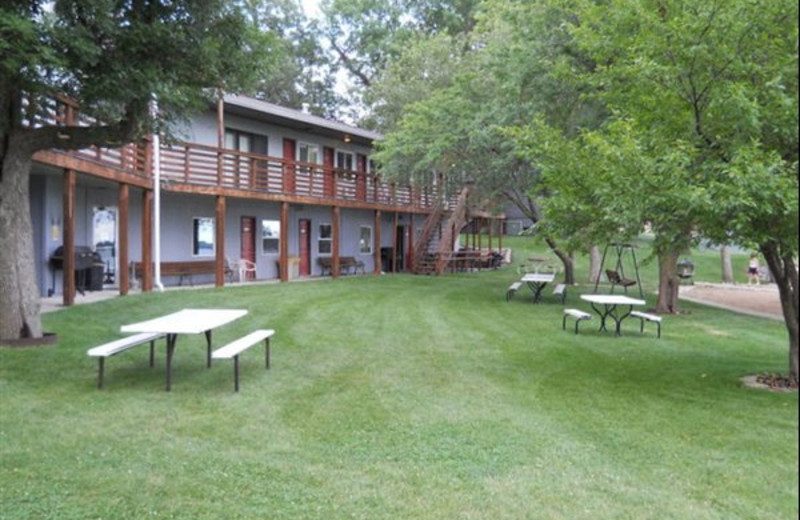 Exterior view of Lake Shetek Lodge.