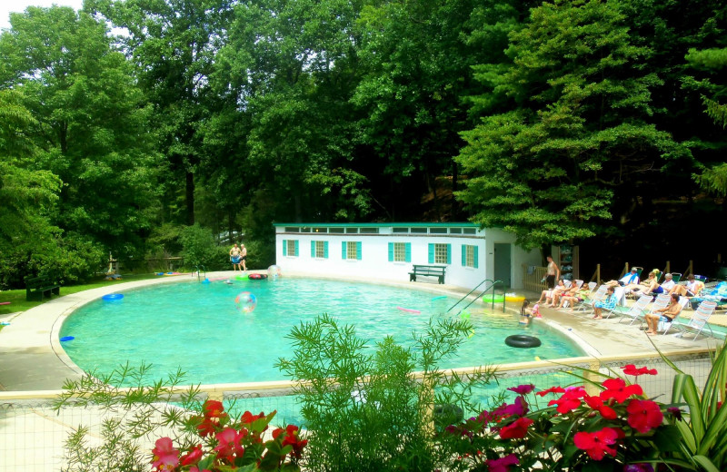 Outdoor pool at Capon Springs & Farms.