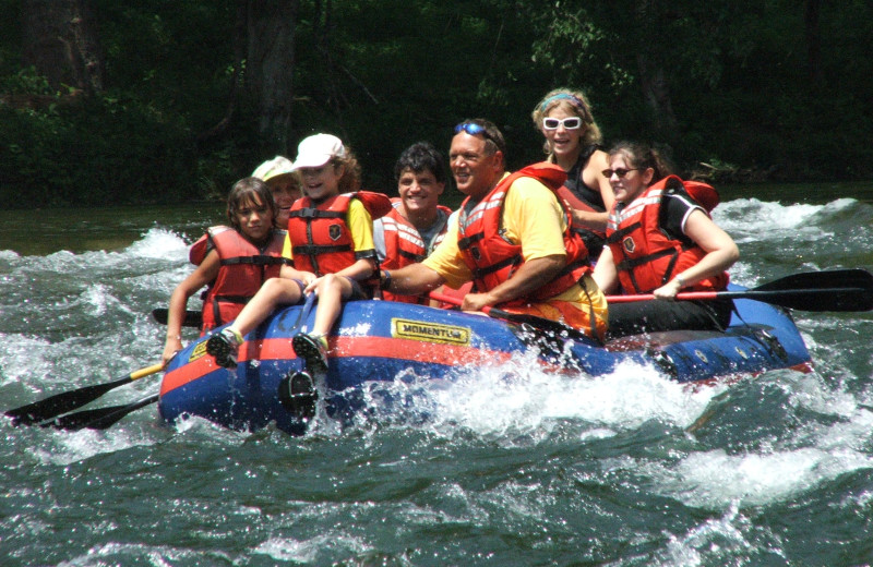 Whitewater rafting available nearby from multiple outfitters.  Get out and have fun. 