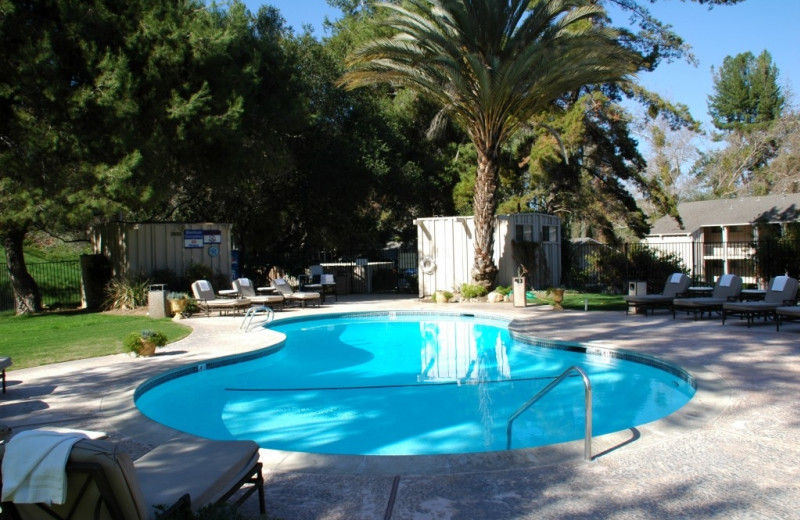 Outdoor pool at Pala Mesa Resort.