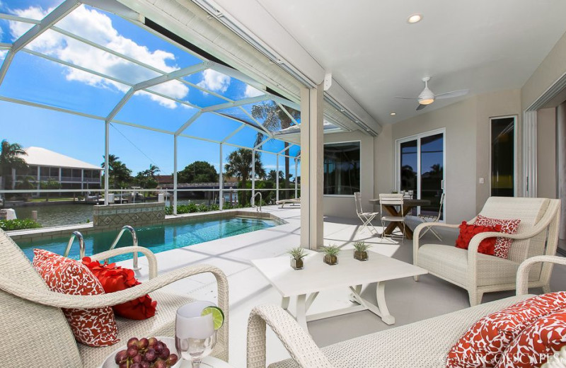 Rental pool at Marco Escapes.