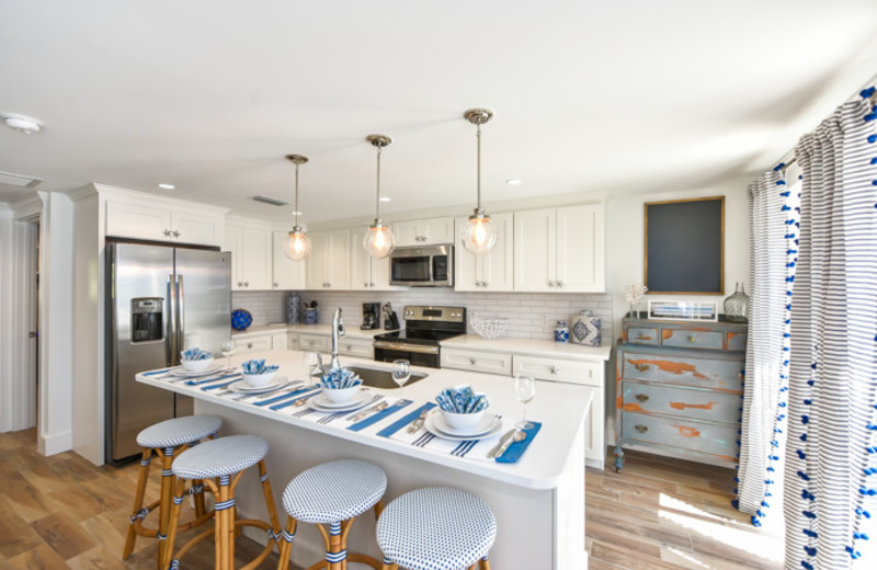 rental kitchen at Siesta Key Luxury Rental Properties.