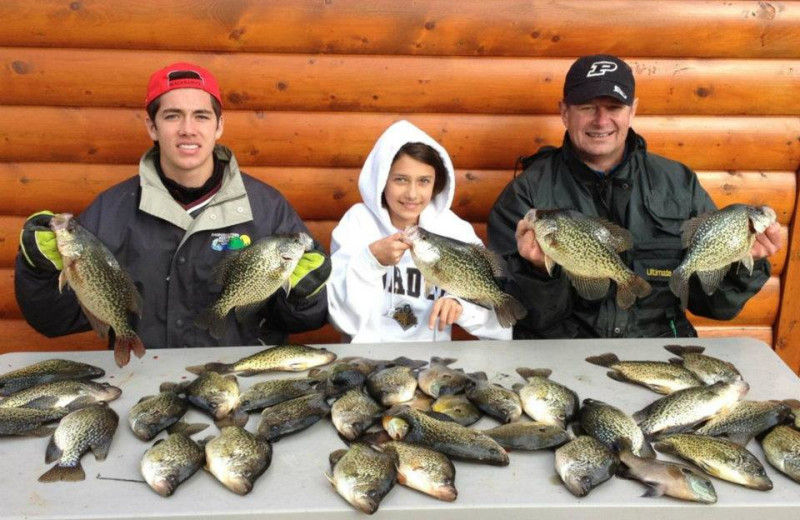 Fishing at Whispering Pines Resort.