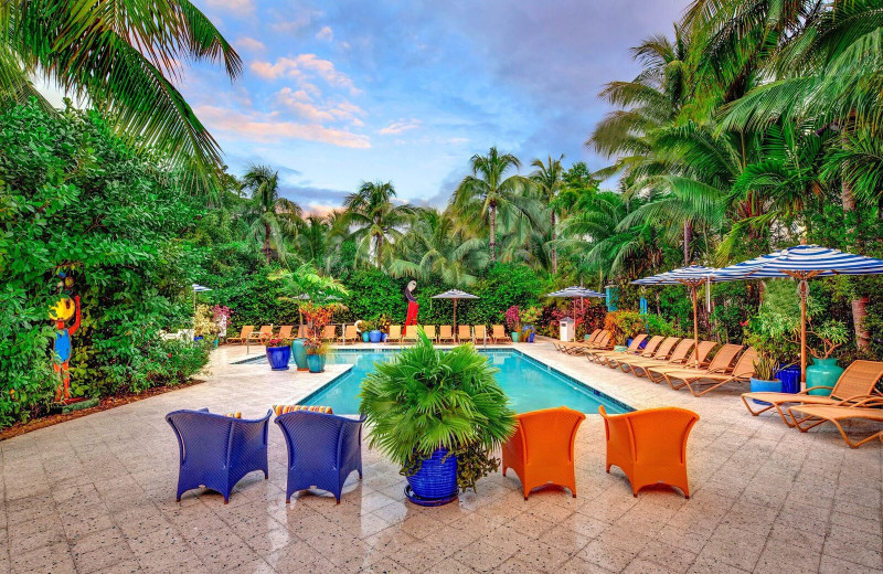 Outdoor pool at Parrot Key Resort.