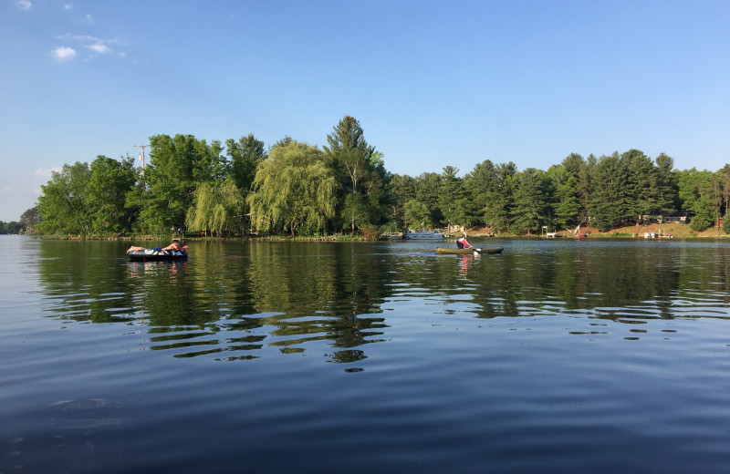 Lake view at Floods Island Resort.