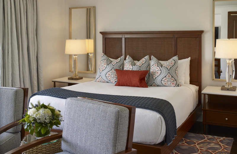 Guest bedroom at Inn by the Sea.