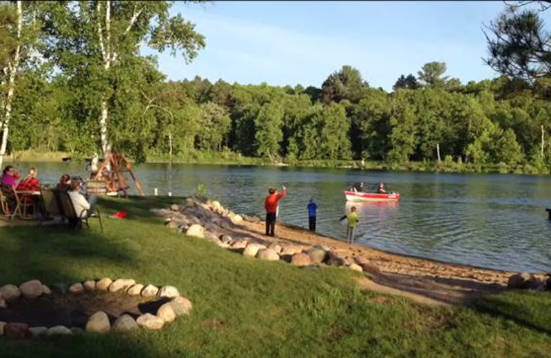 Lake view at Pine Terrace Resort.