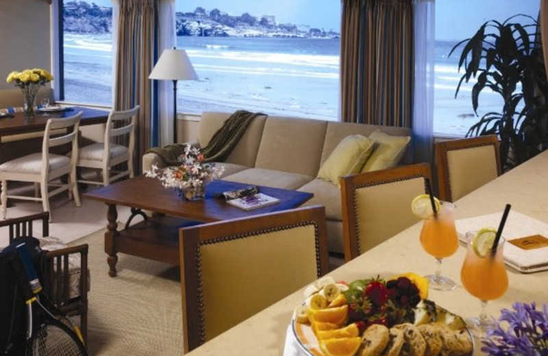 Guest suite at La Jolla Beach & Tennis Club.