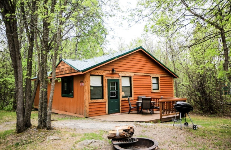 Cabin exterior at Northern Lights Resort & Outfitting.