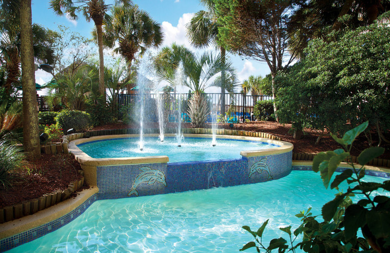 Hot tub at Beach Cove Resort.