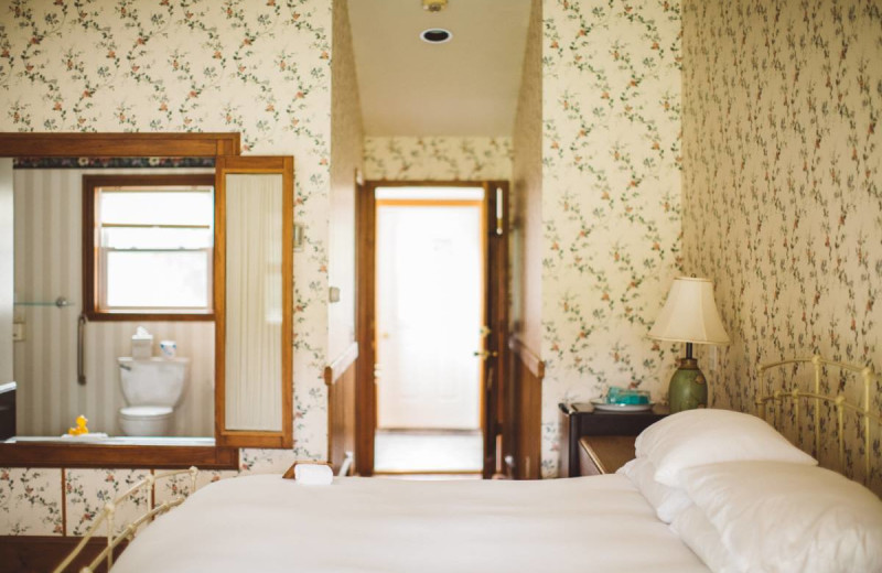 Guest room at Albergo Allegria.