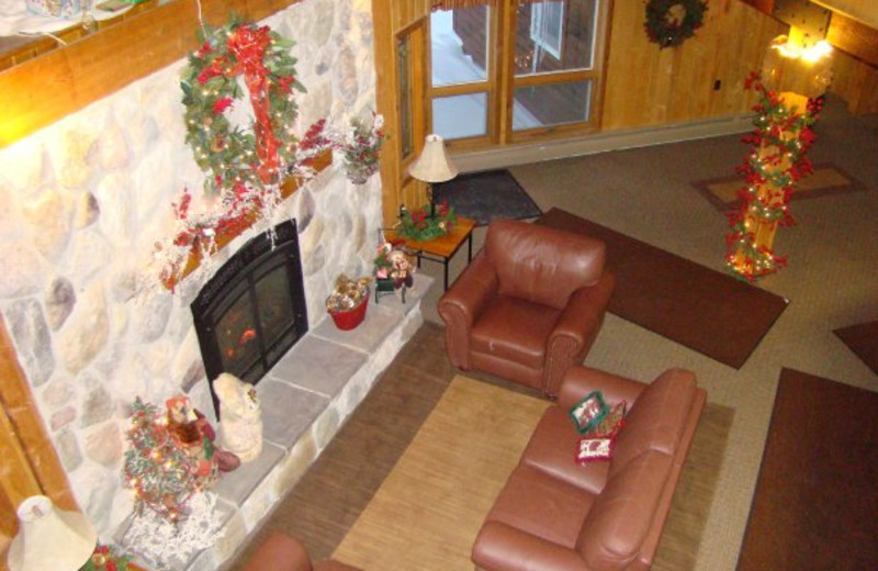 Lobby view at Big Powderhorn Lodging.