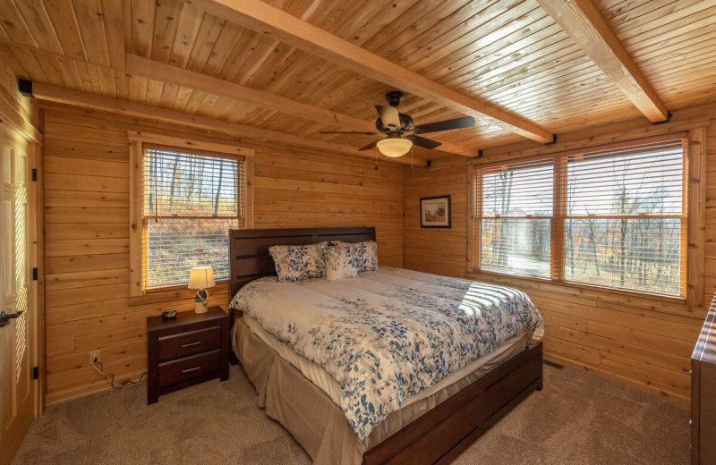 Rental bedroom at Railey Vacations.