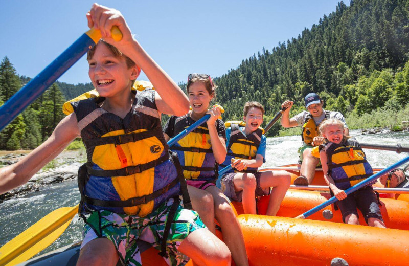 Rafting at Morrison's Rogue River Lodge.