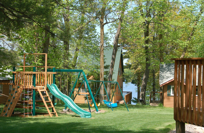 Playground at Woodland Beach Resort.