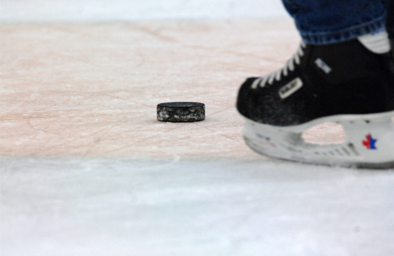 Hockey at Holiday Acres Resort.