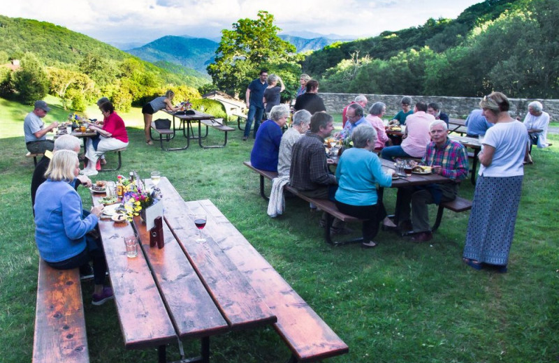 Picnic at Cataloochee Ranch.