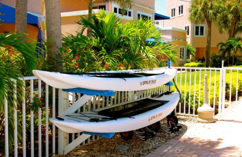 Kayaking at Sand Cay Beach Resort.