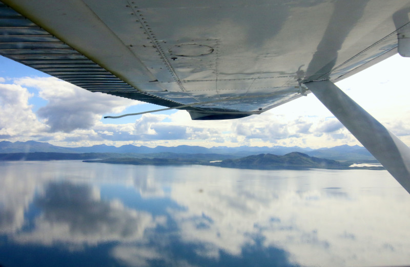 Plane ride at King Salmon Lodge.