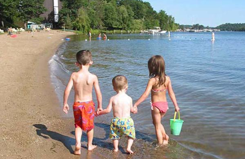 Beach fun at Cragun's Resort.