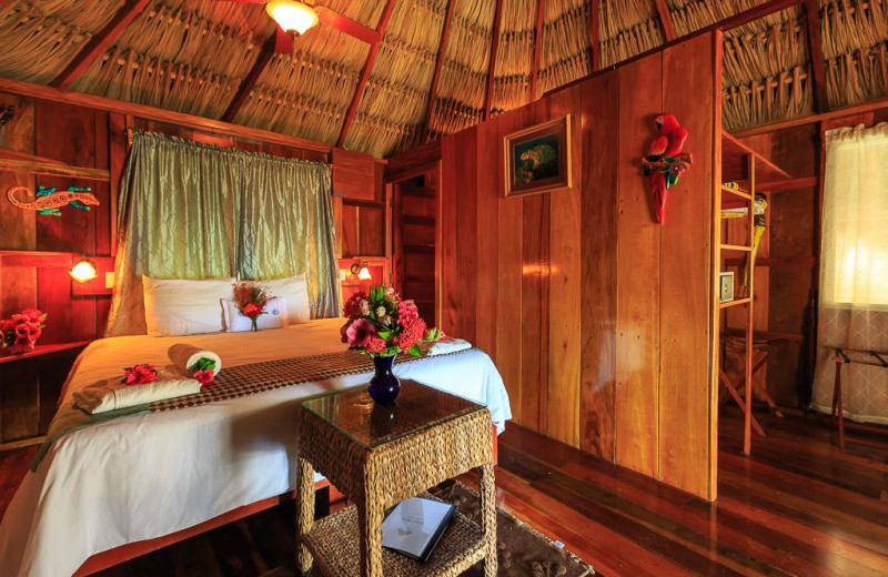 Guest room at St. George's Caye Resort.