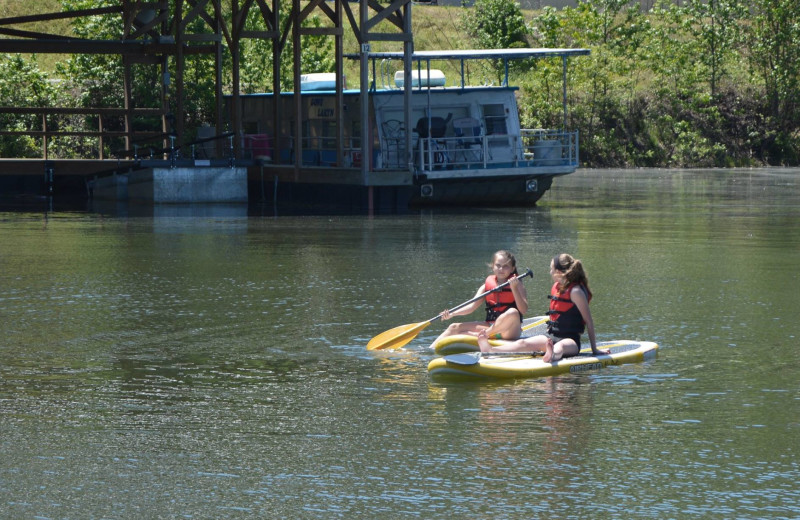 Water activities at Mountain Harbor Resort & Spa.