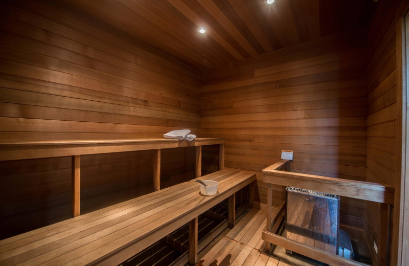 Sauna at The Inn at Ocean's Edge.