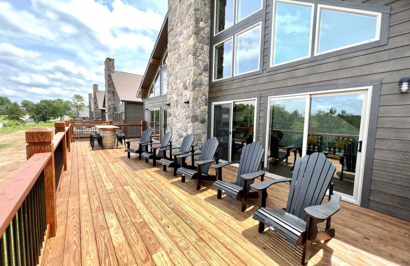 Rental deck at RentRHouse.