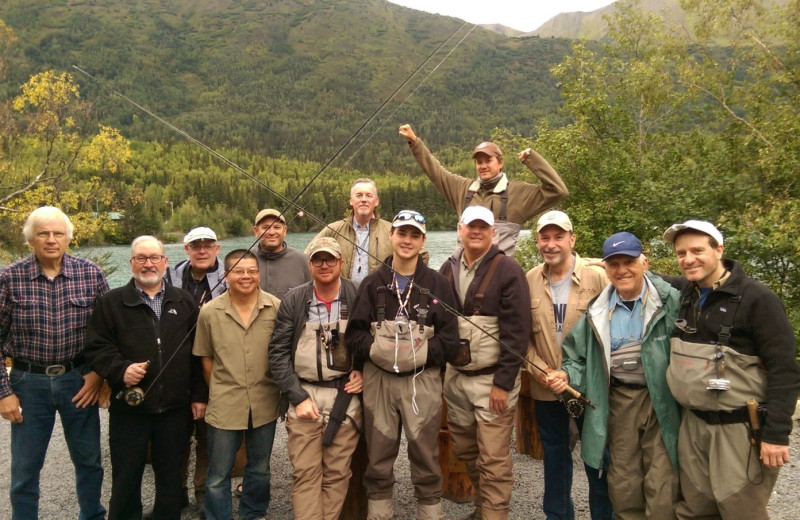 Groups at Kenai River Drifter's Lodge.