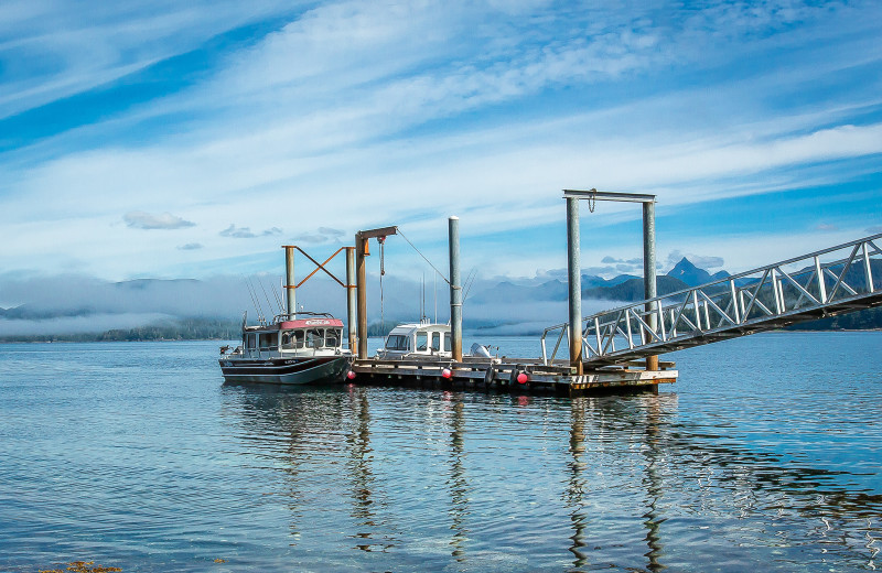 Lake at Alaska's Big Salmon Lodge.