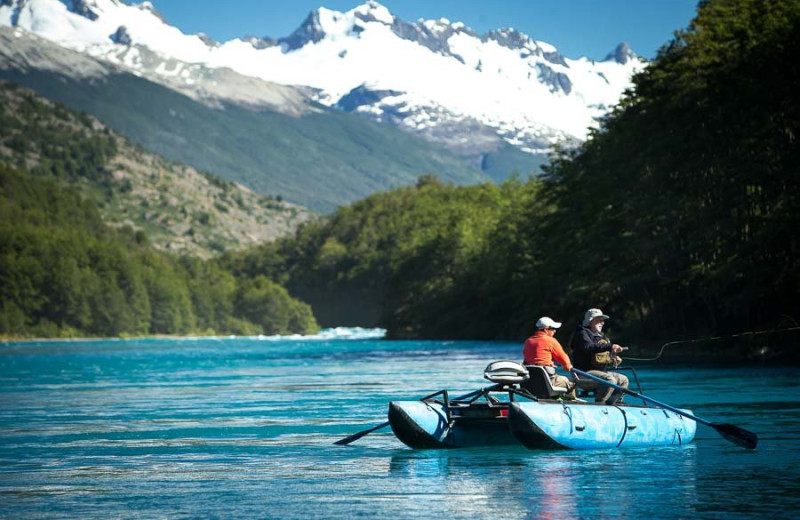 Fishing at Patagonia Baker Lodge.