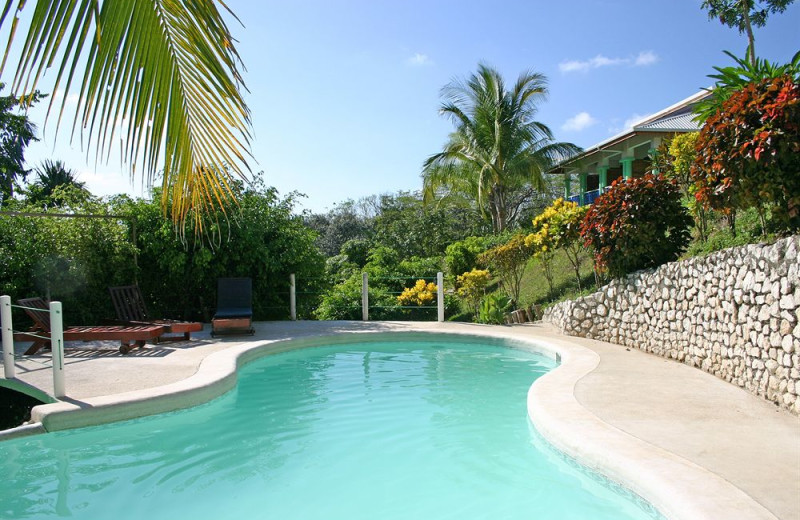 Outdoor pool at Aparthotel Mirador de Samara.
