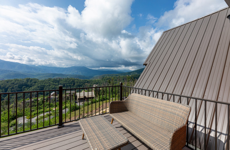 Deck at American Patriot Getaways - Mountain Celebration!