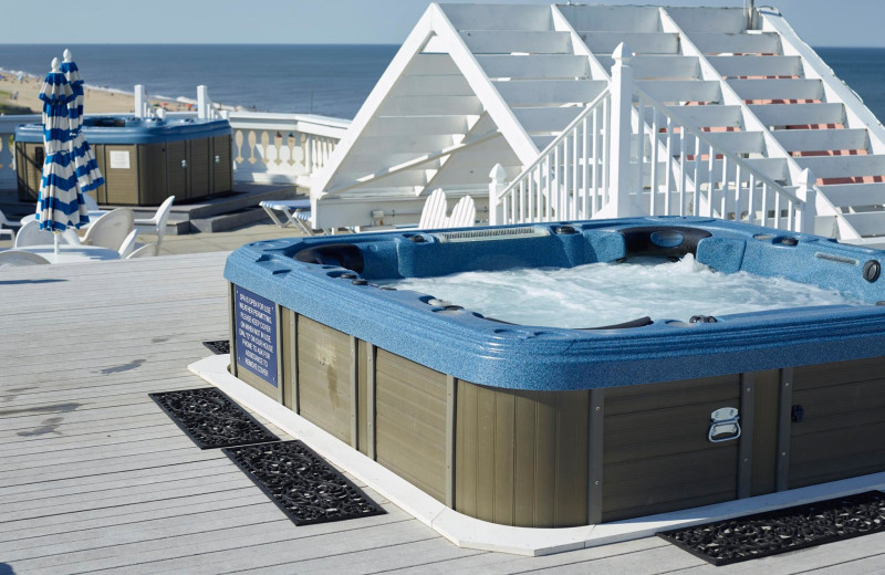 Hot tub at Boardwalk Plaza Hotel.