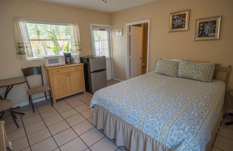 Guest bedroom at Anna Maria Island Inn.