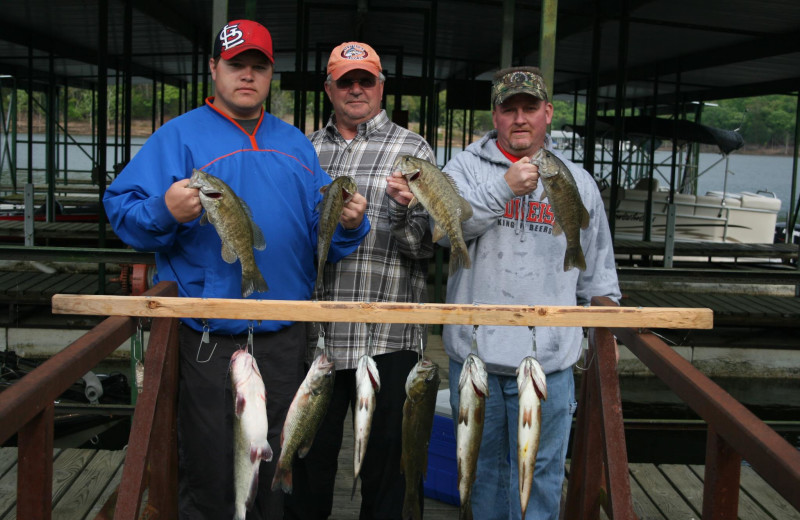 Fishing at White Wing Resort on Table Rock Lake.