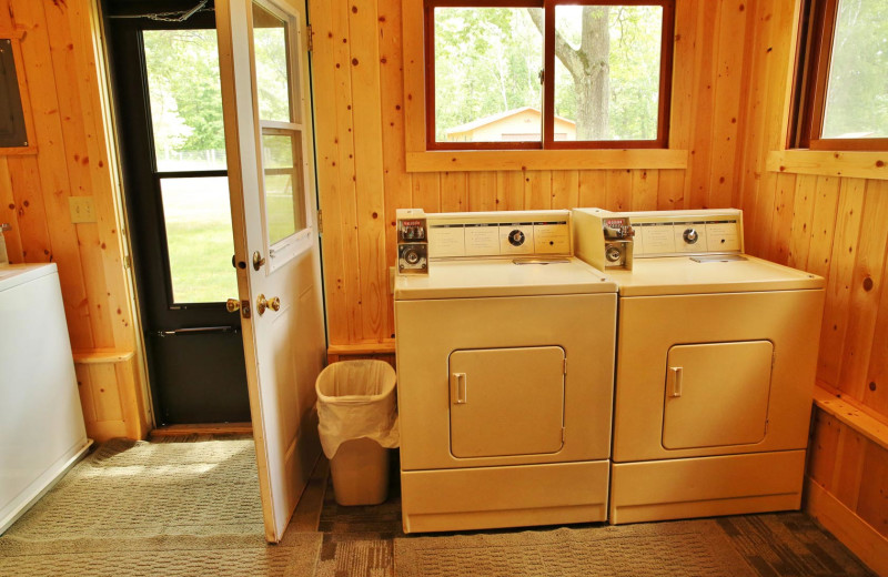 Laundry at Pine Terrace Resort.