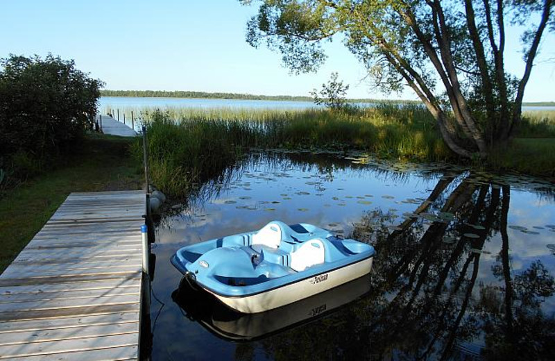 Lake view at Cedarwild Resort.